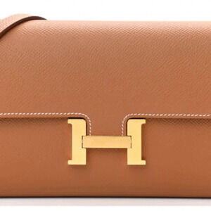 HERMES EPSOM CONSTANCE LONG WALLET TO GO 
GOLD